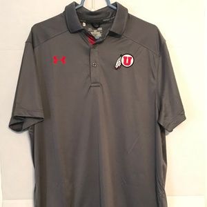 University of Utah Gray Polo Shirt